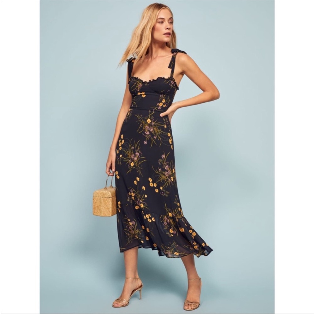 Reformation Nikita Mademoiselle Midi Dress - 6